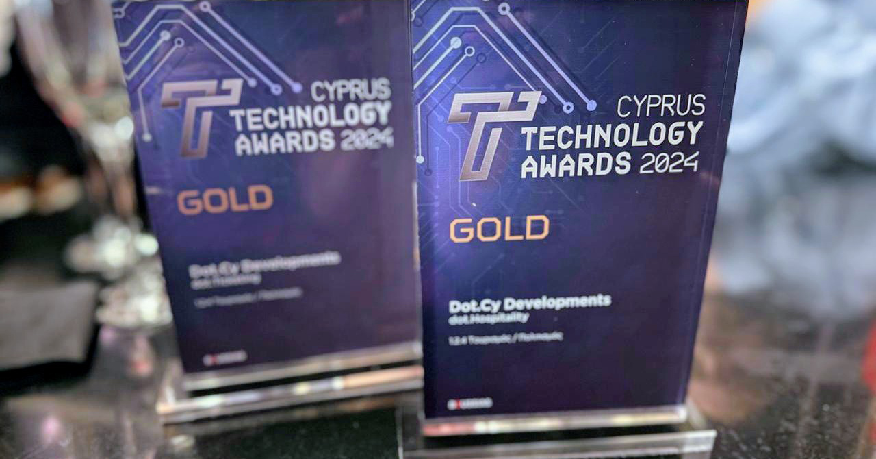 Dot.Cy Wins Two Gold Awards at the Cyprus Technology Awards