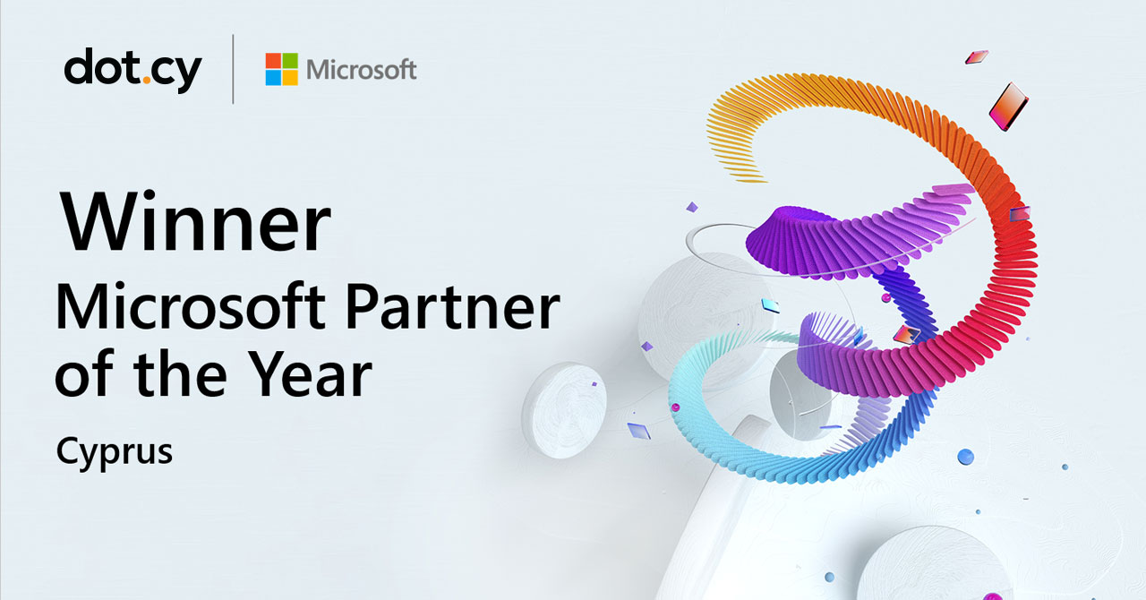 Dot.Cy recognized as the winner of 2021 Microsoft Cyprus Partner of the Year