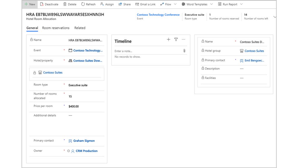 Manage guest logistics such as registering hotels, room allocations, and reservations.